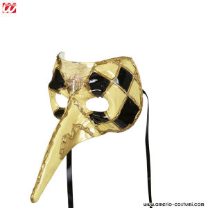 VENETIAN CHECKED NOSE MASK