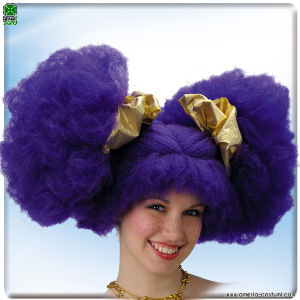 Perruque Poppi violette