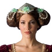 Medieval Woman Wig - Brown