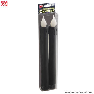 Pcs. 2 Black bright candles