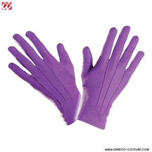 PAAR HANDSCHUHE - VIOLETT