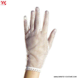 PAIRS OF MESH GLOVES - WHITE