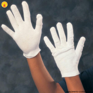Pair of White Child Gloves