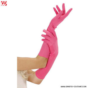 PAIRE DE GANTS NÉON LONGS - PINK