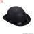 Sombrero bombín negro de lujo de fieltro