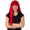 LONG WIG WITH FRINGE - RED