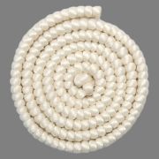 Pelo de lana crespa (trenzado) – Blanco