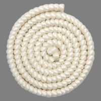 Păr din lână creponată (împletit) – Alb