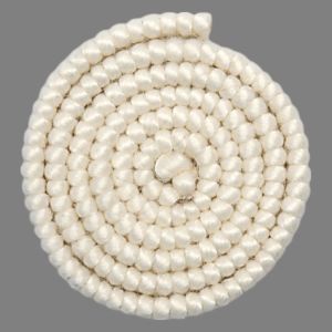 Wool Crepe Hair (braided) – White