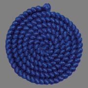 Păr din lână creponată (împletit) – Albastru