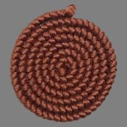Păr din lână creponată (împletit) – Castaniu închis