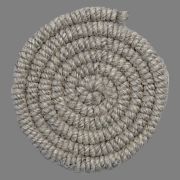 Wool Crepe Hair (braided) – Light Grey