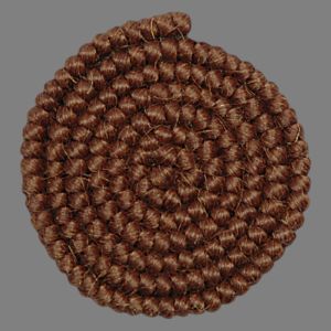 Cheveux en crêpe de laine (tressés) – Brun moyen