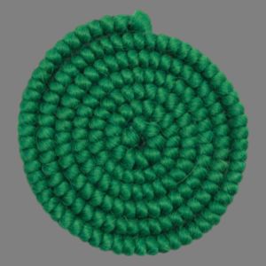 Păr din lână creponată (împletit) – Verde