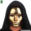 METALLISCHE MITTLERE GESICHTSMASKE – GOLD