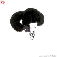Esposas de peluche negras