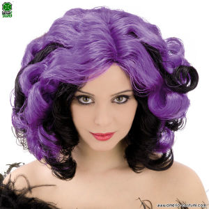 Peluca morada/negra HOT DREAM