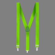 Neon-grüne Hosenträger