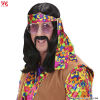 Black Hippie Dude Wig