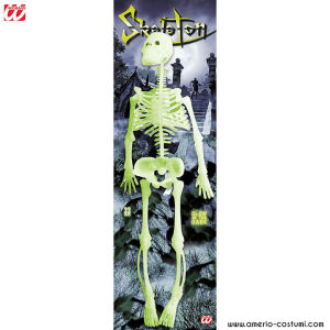 Esqueleto que brilla en la oscuridad 35 cm