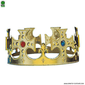 Corona de rey de oro