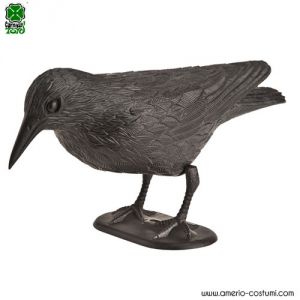Plastic Raven 18 cm