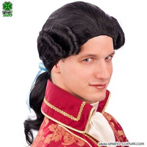 Perruque Chevalier Noire