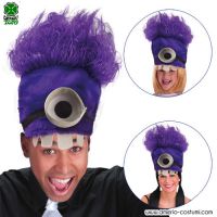 Lila Minion Mütze