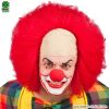 PERRUQUE DE CLOWN D'HORREUR AVEC CASQUETTE