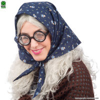 BEFANA WIG WITH HANDKERCHIEF