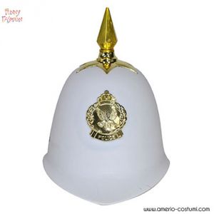 Casco con pincho – Blanco