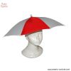 Umbrella Hat – White/Red