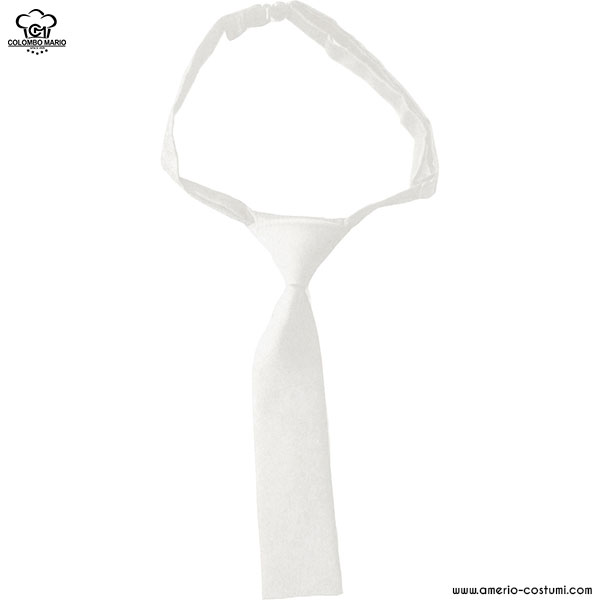 Corbata Corta Profesional Blanca