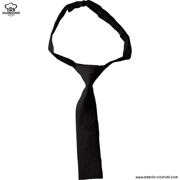 Black Professional Short Tie