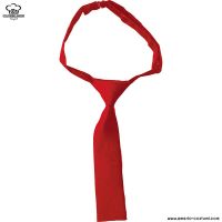 Corbata Corta Profesional Roja