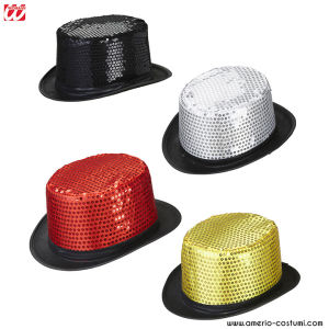 Cilindro con lentejuelas - Disponible 4 col.
