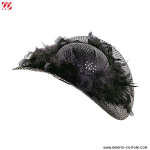 CHAPEAU JACQUELINE EN PAILLETTES BRODÉES