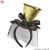 Glitter mini Top Hat on Headband Gold