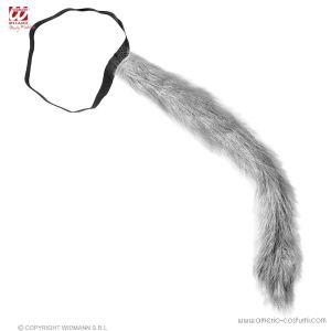 Queue de loup en peluche moulable