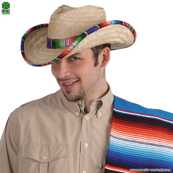 Pălărie de paie COW-BOY