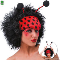 LADYBUG WIG WITH HEADBAND