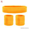 Fluoreszierendes Stirnband und Armband Set Orange