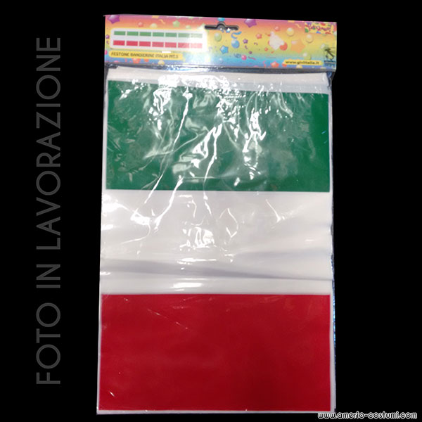 FESTONE BANDIERINE ITALIA - 5 m