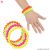 4 Bracelets with fluorescent beads