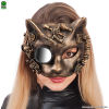 Masque Chat Steampunk Or