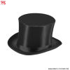Deluxe top hat in black satin