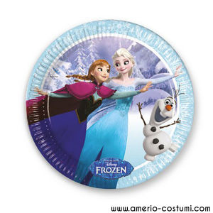Cf. 8 Piatti FROZEN ICE SKATIN - 23 cm