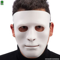 WHITE FACE mask in hard plastic