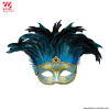 BARONESS BLUE Mask DECORATED WITH GLITTER, GEM AND FEATHERS