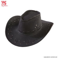 Chapéu Cowboy de Camurça Preto